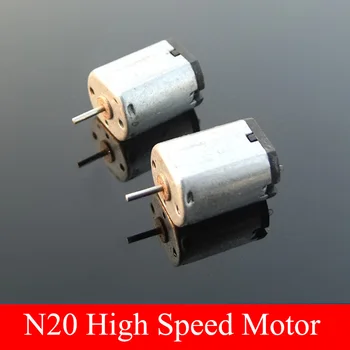 

6pieces/lot N20 direct current motor high-speed aero-mode motor 1.5-4 .5 V model toy car general model W2 MINI motor