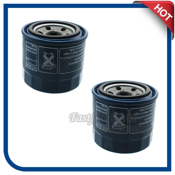 2 Pcs Oil Filter For Yundai Accent Elantra Sonata Kia Optima 26300