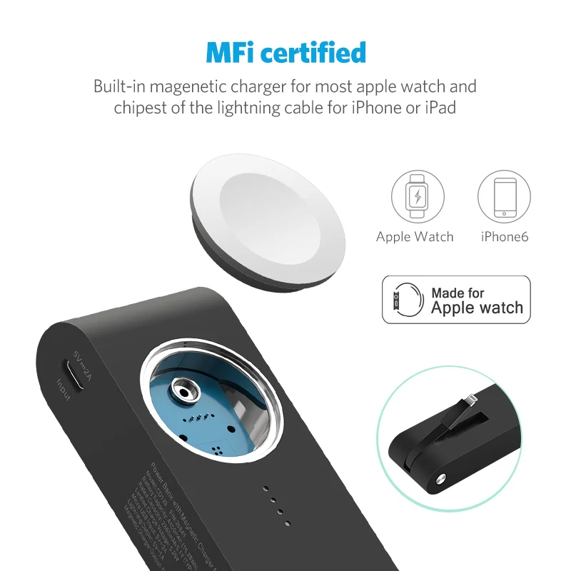 Ugreen Wireless Charger Power Bank 4400mAh for Apple Watch 4/3/2 iPhone X 8 External Battery Charger for Mobile Phones Poverbank Ugreen Wireless Charger Power Bank 4400mAh for Apple Watch 4/3/2 iPhone X 8 External Battery Charger for Mobile Phones Poverbank