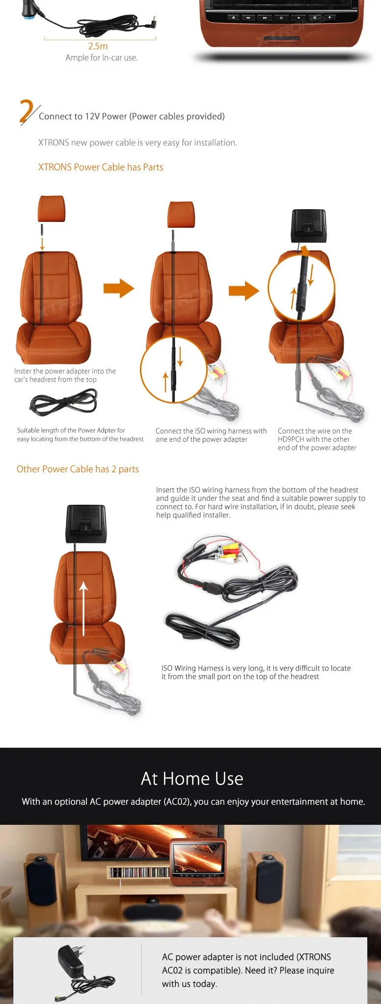 Perfect 2*9" Leather Style Brown Color Headrest Car DVD Headrest DVD Headrest Monitor DVD with HDMI Port & 2 IR/FM Headphone Included 5 Perfect 2*9" Leather Style Brown Color Headrest Car DVD Headrest DVD Headrest Monitor DVD with HDMI Port & 2 IR/FM Headphone Included 5