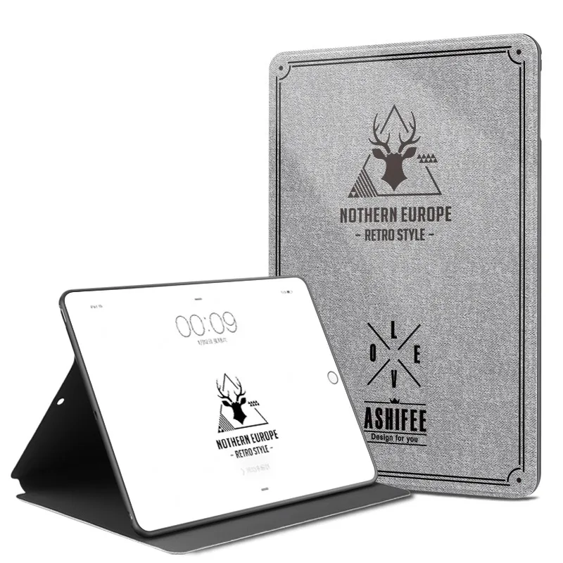 

Smart Case For iPad mini1/2/3 For ipad mini 4 canvas Leather Cover model Protective Shell Auto Sleep Wake