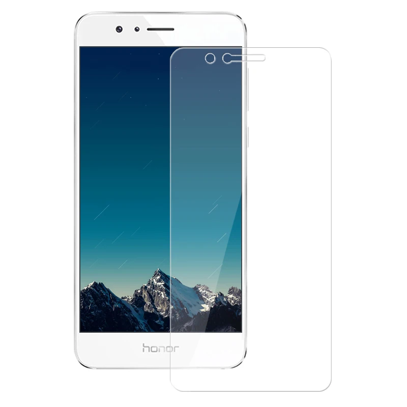 Жесткая Защитная стеклянная пленка для Huawei Honor 8 полное покрытие тонкий экран