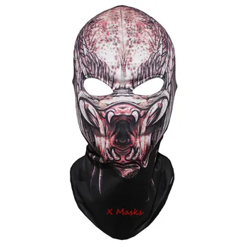 

Predator Mask Balaclava Costume Halloween Overhead call helmet outdoor Biker Masks anonymous riding kids hero duty