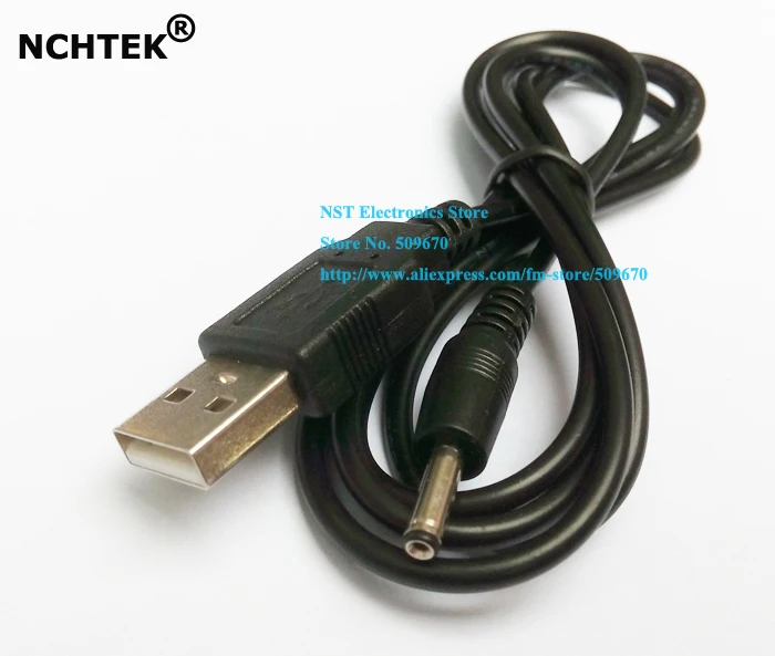 NCHTEK USB 2 0 A штекер 3 5x1 35 мм DC 5 В кабель питания фута/1 м/Бесплатная доставка/5 шт |