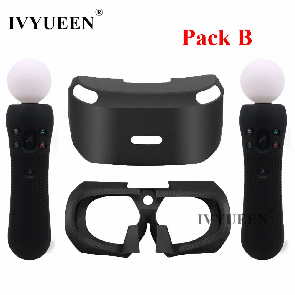 Защитный силиконовый чехол IVYUEEN для PSVR PlayStation VR крышки контроллеров движения PS