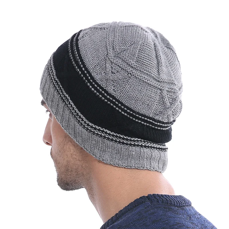 YOUBOME модные зимние шляпы для мужчин и женщин Skullies Beanies Мужская вязаная шапка мужская шапка капот теплый мех бренд зимняя шапка