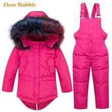 Зимняя одежда для девочек до-30 градусов; теплые комбинезоны для малышей; комплекты одежды; лыжные костюмы; детская парка; пуховые куртки; пальто; брюки; комбинезон