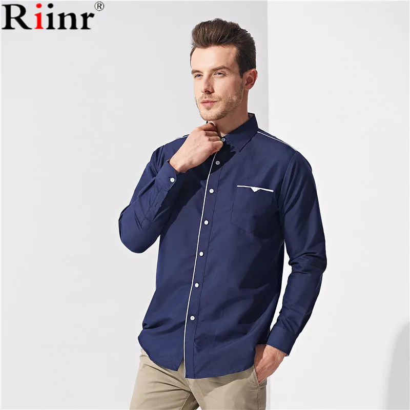 Aliexpress.com : Buy Riinr New Arrived 2018 Mens Work Shirts Brand Long