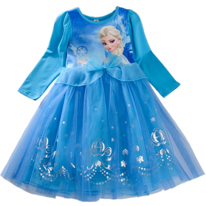 Disney Frozen Romance Aisha Princess Dress Spring Long Sleeve New Aisha Queen Dress Child Anime Dress Disney Frozen Romance Aisha Princess Dress Spring Long Sleeve New Aisha Queen Dress Child Anime Dress