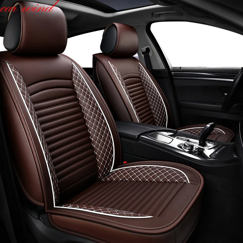 

Car Wind Universal car seat cover For seat ibiza peugeot 206 bmw e46 hyundai solaris mercedes w203 cushion cover for car seat