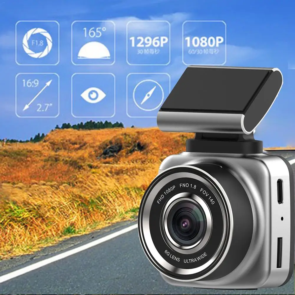 

Q20N 2 Inch Car Driving Recorder 1080P Hidden Wide Angle HD Driving Recorder Car Recorder Support Parking Monitoring