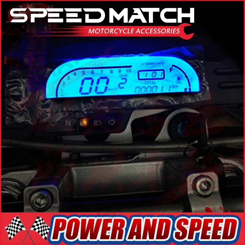 125cc 150cc 200cc 250cc CQR T4 MX6 Motorcycle jialing accessories Odometer Speedometer digital LED screem speedo meter photo