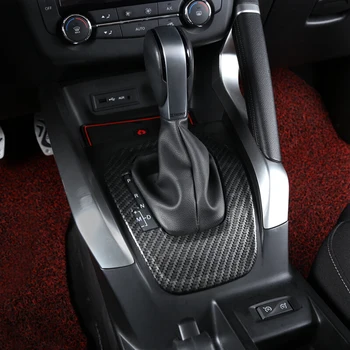 

ABS Plastic For Renault Kadjar 2015 2016 2017 2018 accessories car styling Car gear shift knob frame panel Cover trim