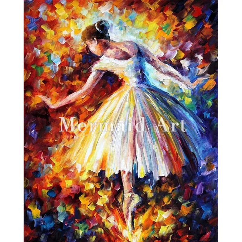 

Hand Painted Oil Painting On Canvas For Late StrollAbstract Palette Knife Painting Living Room Wall Decor Artwork Fine Art