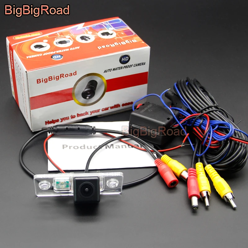 BigBigRoad 자동차 후방 카메라, HD CCD 나이트 비전, 후진 백업 카메라, 아우디 A3 (S3 8L) A4 S4 RS4 (B5 8D) 1994  2003