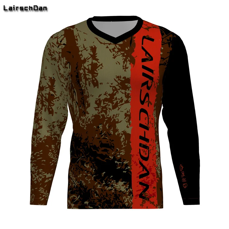 SPTGRVO Lairschdan Женская/мужская одежда с длинным рукавом для езды на горном велосипеде эндуро мотокросса MX Джерси DH Горные Mtb футболки