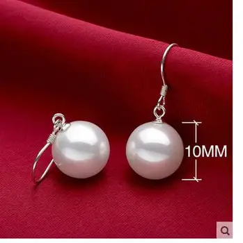 

Factory price wholesal Women Earrings high quality pearl earrings High Luster Pearl jewelry white pearl Earring