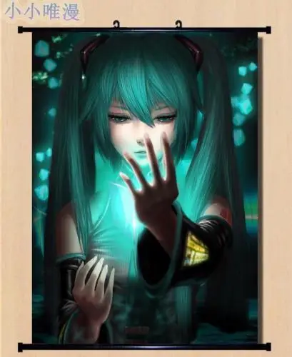 

Japanese Anime Hatsune Miku Vocaloid Home Decor Poster Wall Scroll