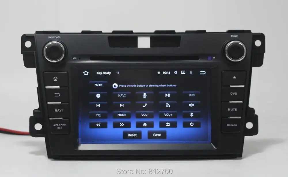 Cheap Octa core 4G RAM Android 9.0 Car DVD GPS Navigation For MAZDA CX7 CX-7 Car Radio Stereo Bluetooth 7" capacitive Screen Wifi 4G 12