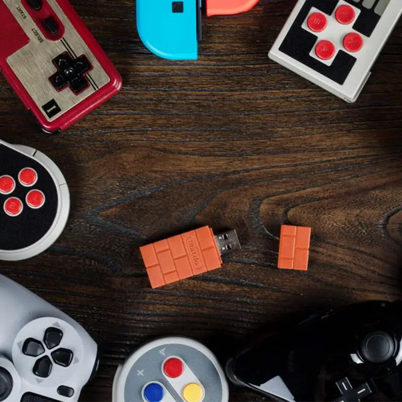 8bitdo Портативный Беспроводной Bluetooth геймпад приемник USB адаптер игры джойстика геймпад аксессуары