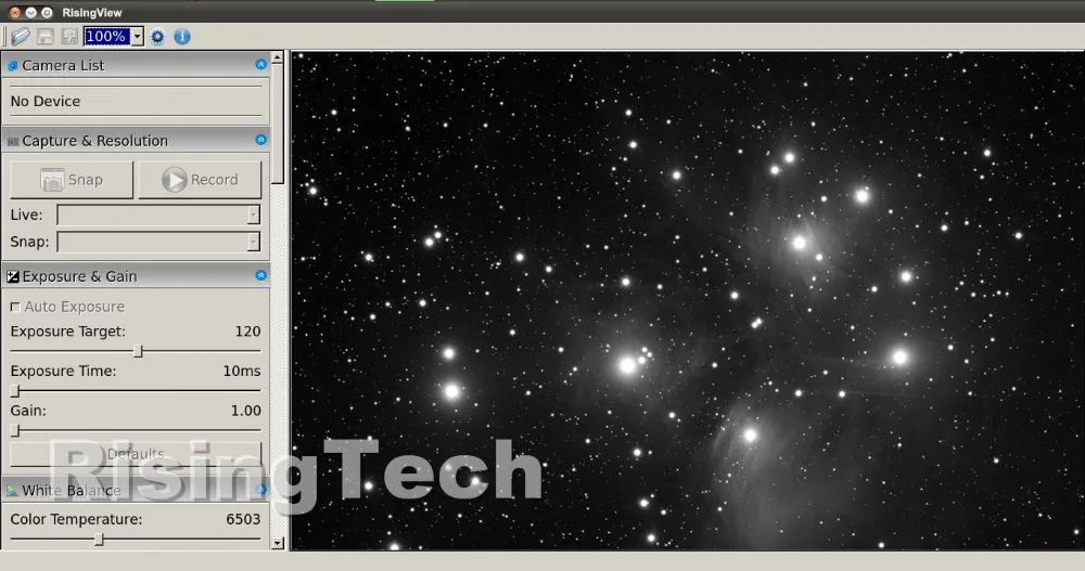 RisingView-linux-astronomy