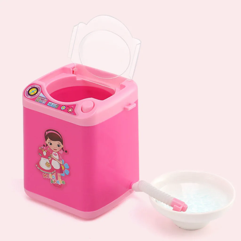 Детские игрушки Губка для удаления макияжа устройство автоматическая стиральная машина мини-игрушка для девочек #518