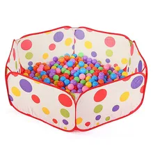 Портативный детский бассейн, Детская уличная Крытая игра в горошек, детская игрушка, Океанский шар, яма(без шаров), YH-17