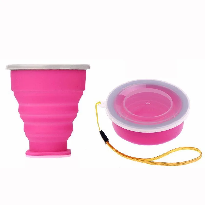 

Folding Cup Portable Silicone Retractable Collapsible Outdoor Travel Cup