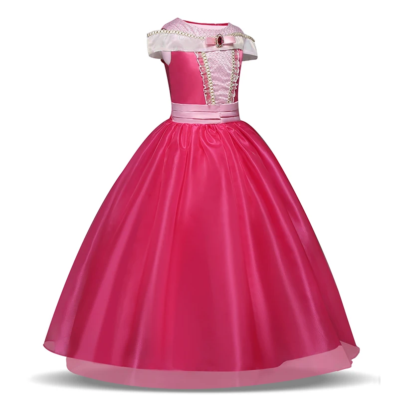 Sleeping Beauty Princess Cosplay Dress Fancy Costume for Kid Girl Birthday Party