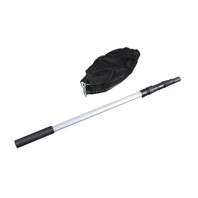 

Telescopic Aluminum Alloy Pole Handle Fish Fishing Landing Net Mesh Tackle