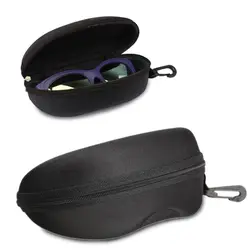 Молния глаз Очки Солнцезащитные очки для женщин Футляр Box Портативный протектор черный