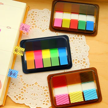 

Notes stickers loose - leaf labels affixed to the fluorescent classification index stickers cute stickers