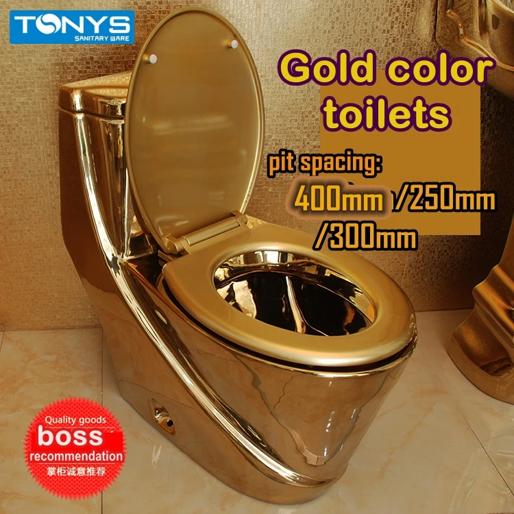 Online Buy Wholesale gold color toilet from China gold