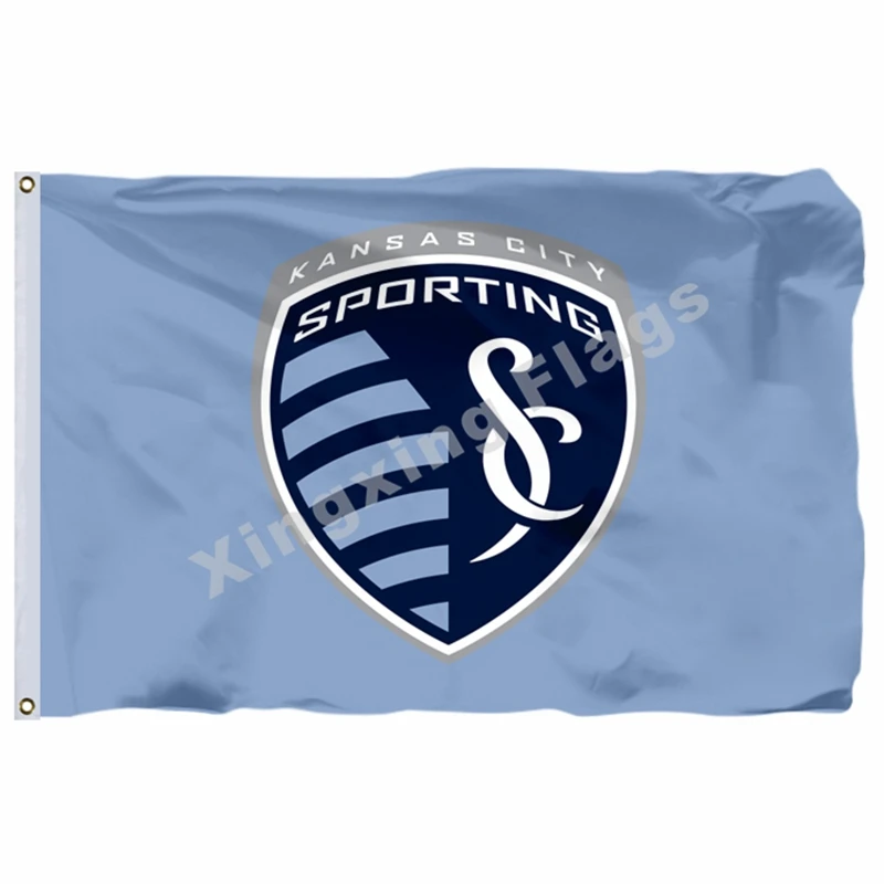 Sporting Kansas City Flag 3ft X 5ft Polyester MLS Sporting Kansas City