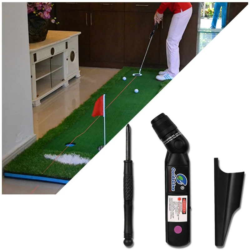 

Mini Golf Club Putter Laser Pointer Putting Golf Training Aid Aim Line Corrector Putting Laser Sight Aid Golf Accessories