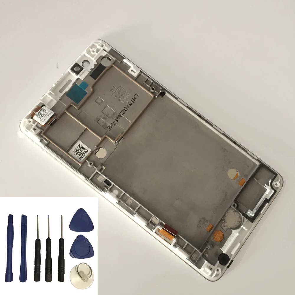 

For Lenovo A536 Touch Screen Digitizer Sensor + LCD Display Panel Module Assembly With Frame + Free Tools