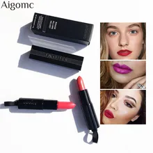 AIGOMC матовая помада макияж губ Водонепроницаемый Long Lasting Lipstick косметический Красота макияж губ палку 12 Цветов