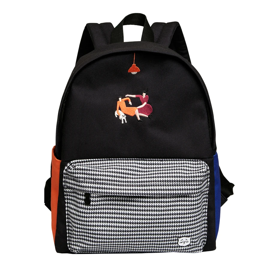 YIZISTORE оригинальные повседневные парусиновые рюкзаки для подростков с принтом и