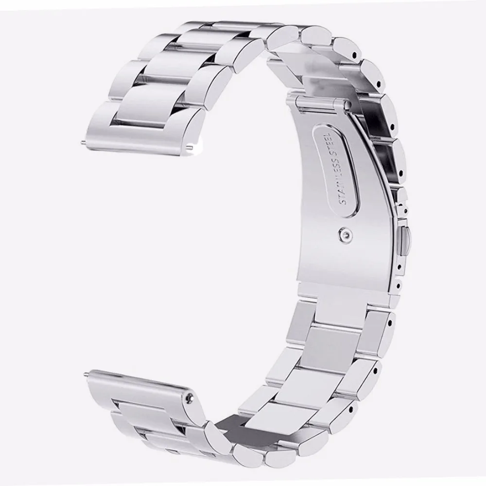 Для huawei watch gt 42 мм 46 мм/honor magic ремешок металлический браслет Смарт-часы 22 мм браслет из нержавеющей стали