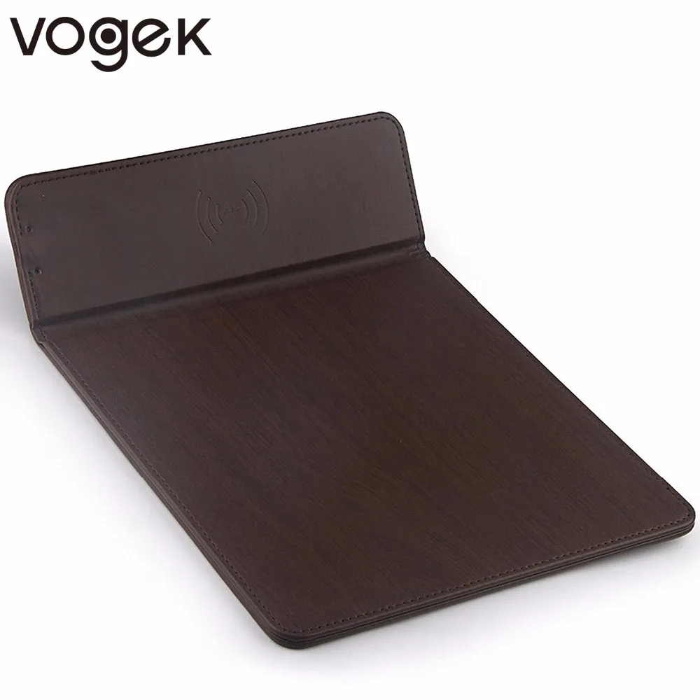 Vogek الشحن اللاسلكي ماوس الوسادة حامل هاتف المحمول شاحن الهاتف اللاسلكي دعم ل فون 8/8 زائد لسامسونج غالاكسي S8
