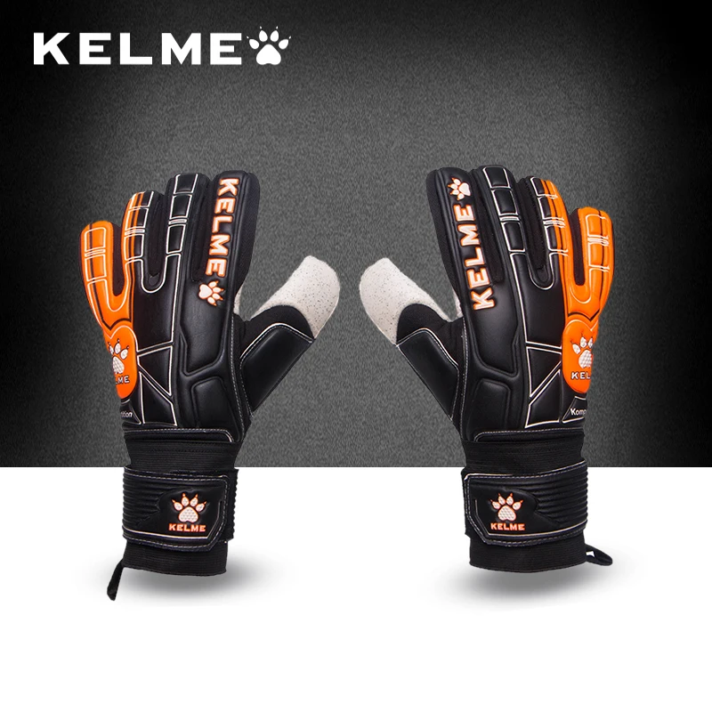KELME Brand 2017 Men Professional Soccer Goalie Gloves Football