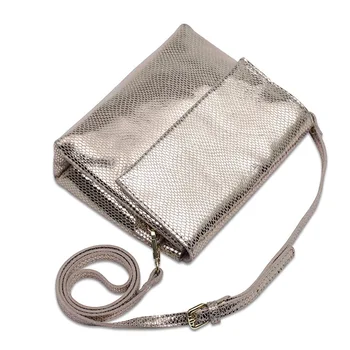 

Fashion Luxury Sparking Serpentine Split Leather Women Messenger Bags Designer Crossbody Bags Ladies Purses