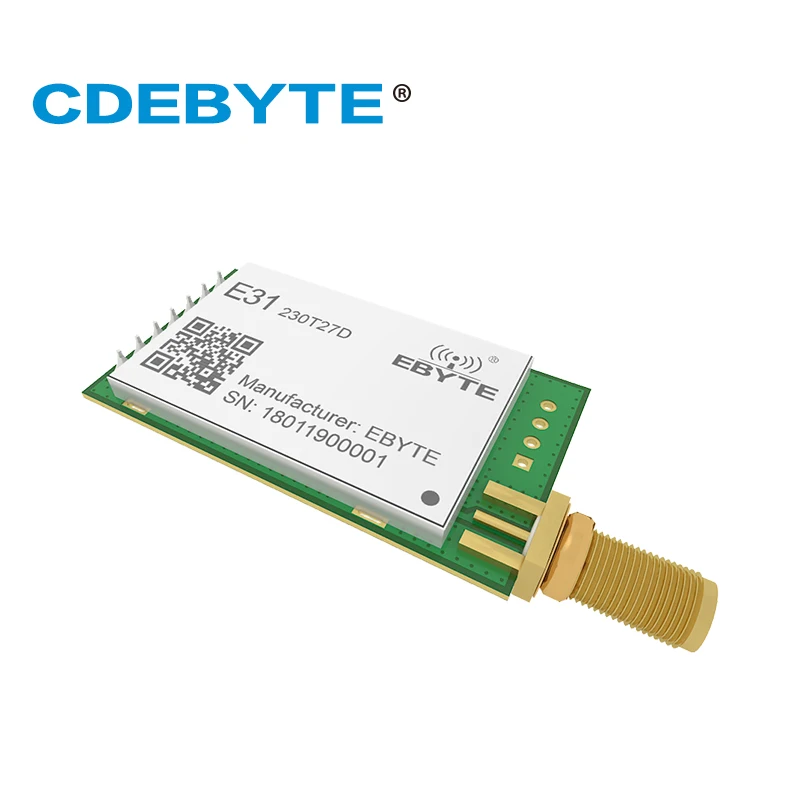 E31 230T27D большой радиус действия AX5043 230 МГц 500 МВт SMA антенна uhf беспроводной
