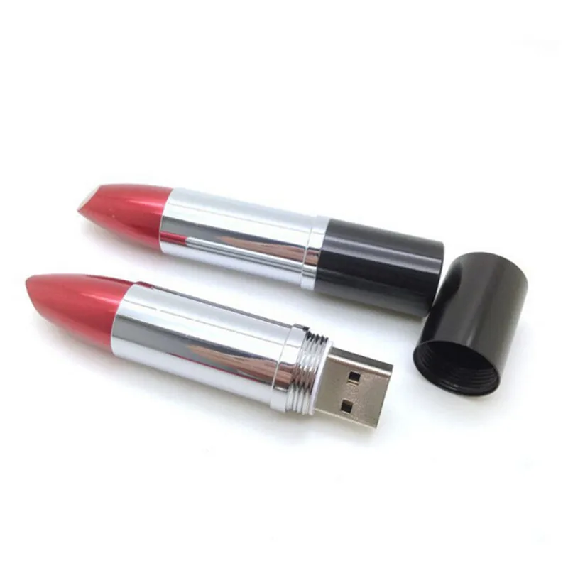 usb flash drive 32 gb Lipstick Novelty 8GB 2.0 USB Drive Thumb Flash