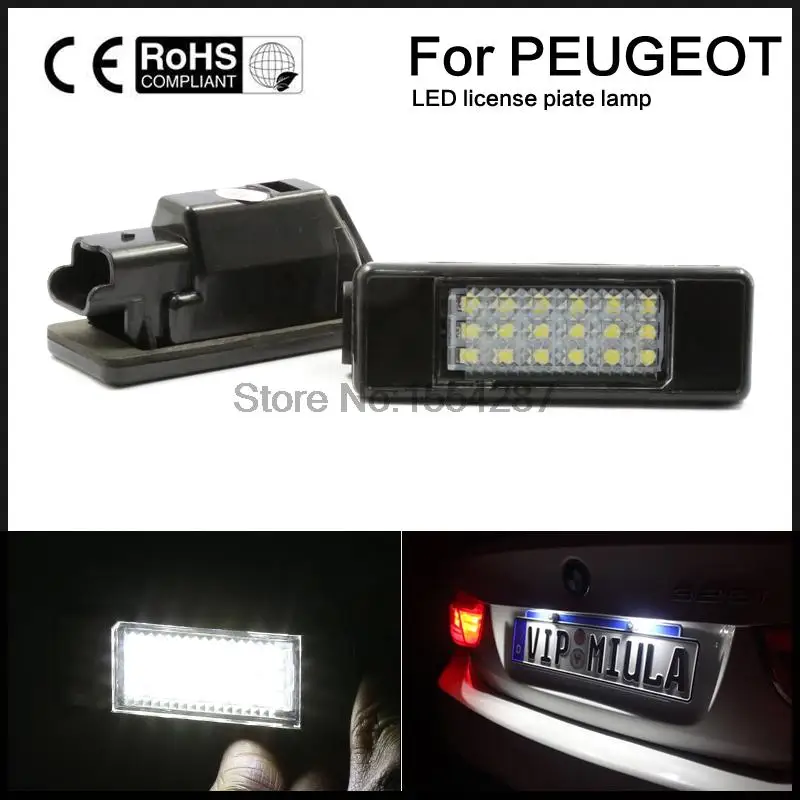 

LED SMD License Plate Light FIT For CITROEN C2 3D/C3 5D/C4 3D/C4 5D/C5 4D/C5 5D/C6 4D/C8 4D DS3 3D