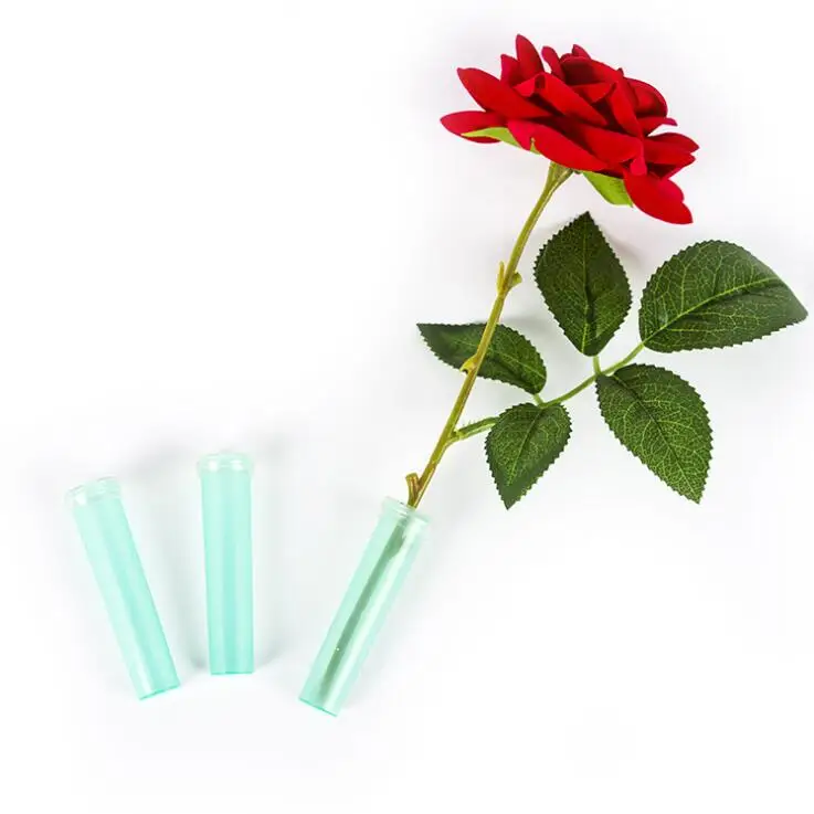 20 шт транспортировка цветок питательная трубка пластиковая Цветочная водная трубка с крышкой свежий цветок контейнер для воды