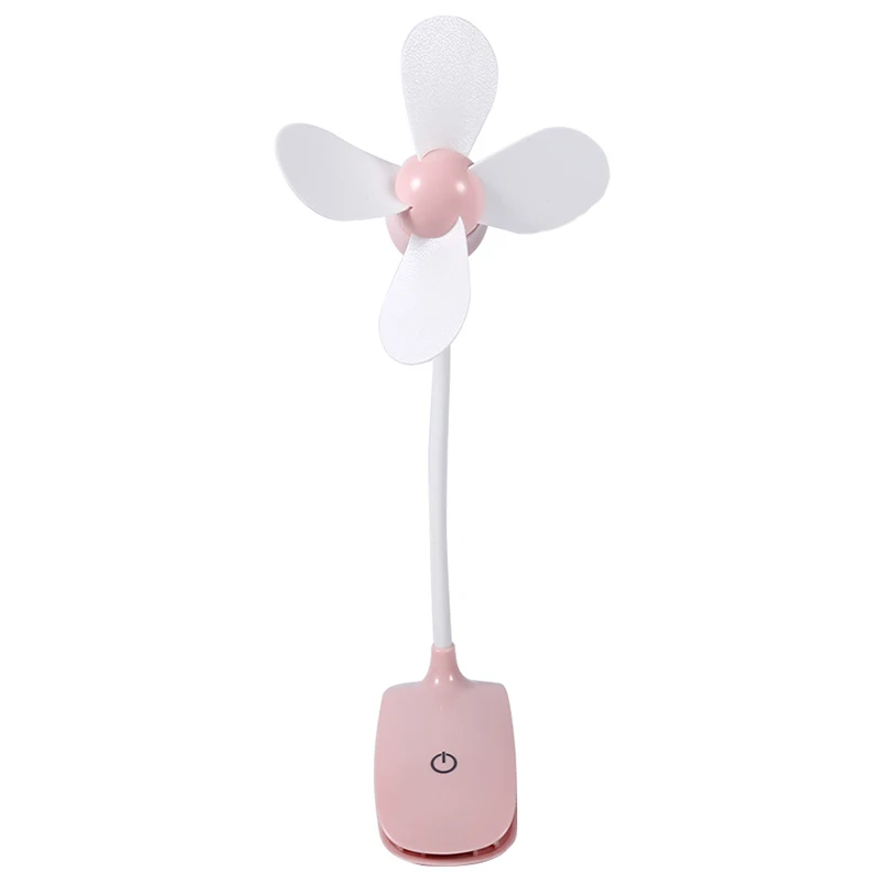 

Simple And Stylish Fan Press Switch Fan Mini Charging Fan Office Desktop Clip Small Fan