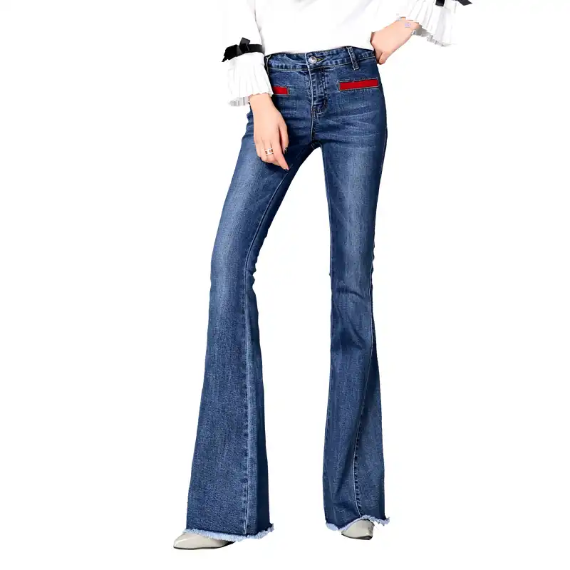 bell cut jeans