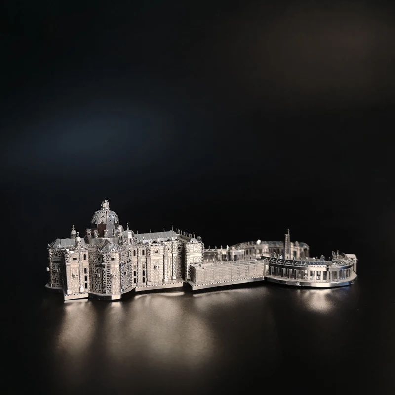 NANYUAN 3D головоломка B32202 1:1000, 3 листа, стпитерская база, металлическая Сборная модель знаменитых зданий в Италии, игрушки и подарки