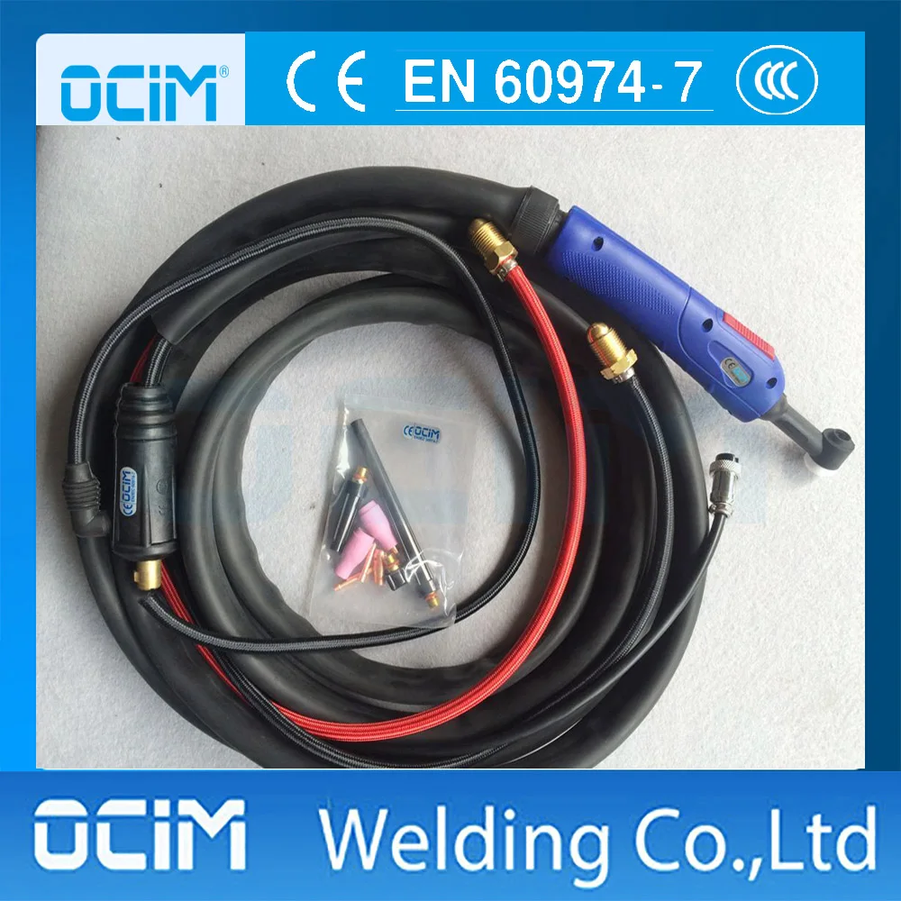 Сварочный пистолет tig с водяным охлаждением WP20 (4 м)|gun ring|gungun welding |